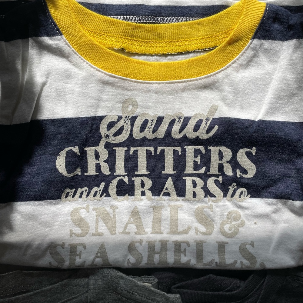 Bundle of 4 t shirts, size 2T, by Burt’s Bees Baby - Picture 2 of 4